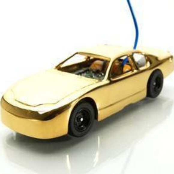 Vintage NEW Adult Nascar 18k Gold-Dipped Remote Control Toy Car